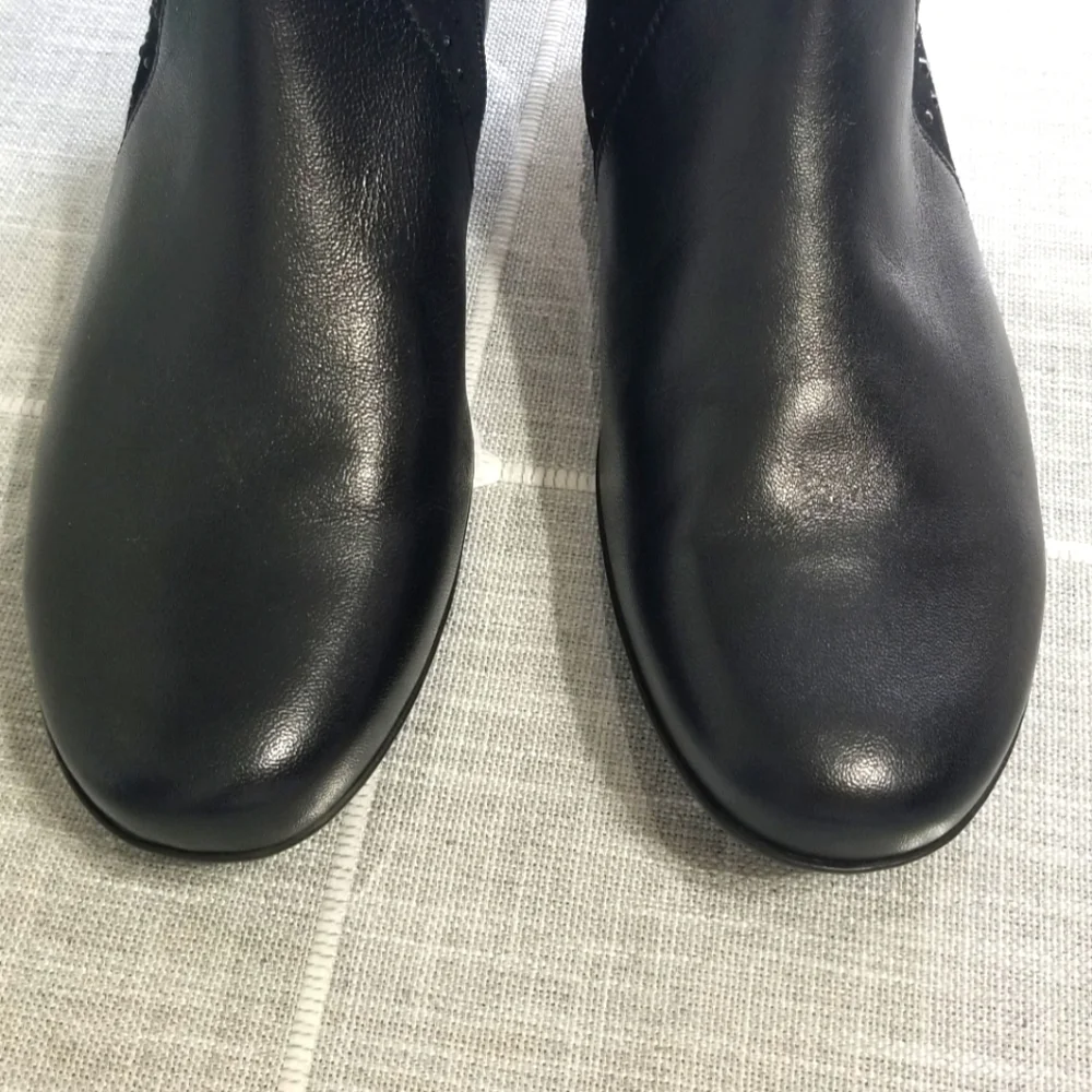 GABOR Hovercraft Womens Booties Ankle Boots UK 6.5 US 7 7.5, Color Black